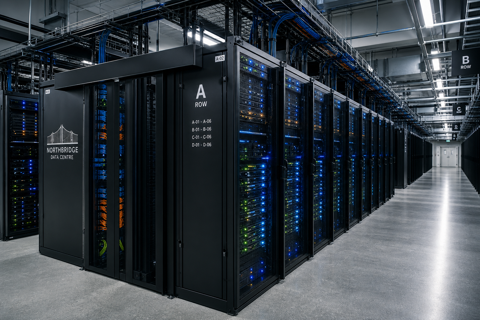 ZORVAYA LTD server infrastructure supporting AI model training and deployment operations